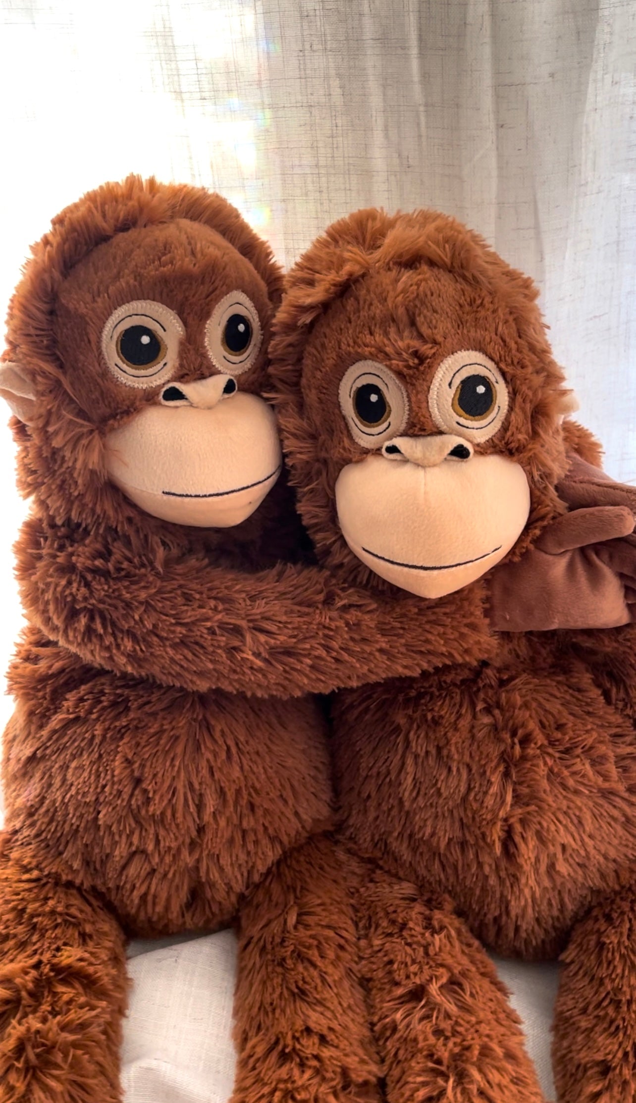 Authentic Baby Punch Monkey Plush Toy | Viral Japanese Macaque Stuffed Animal Friend Surrogate Mom | Genuine Product Full-Size 24 inch